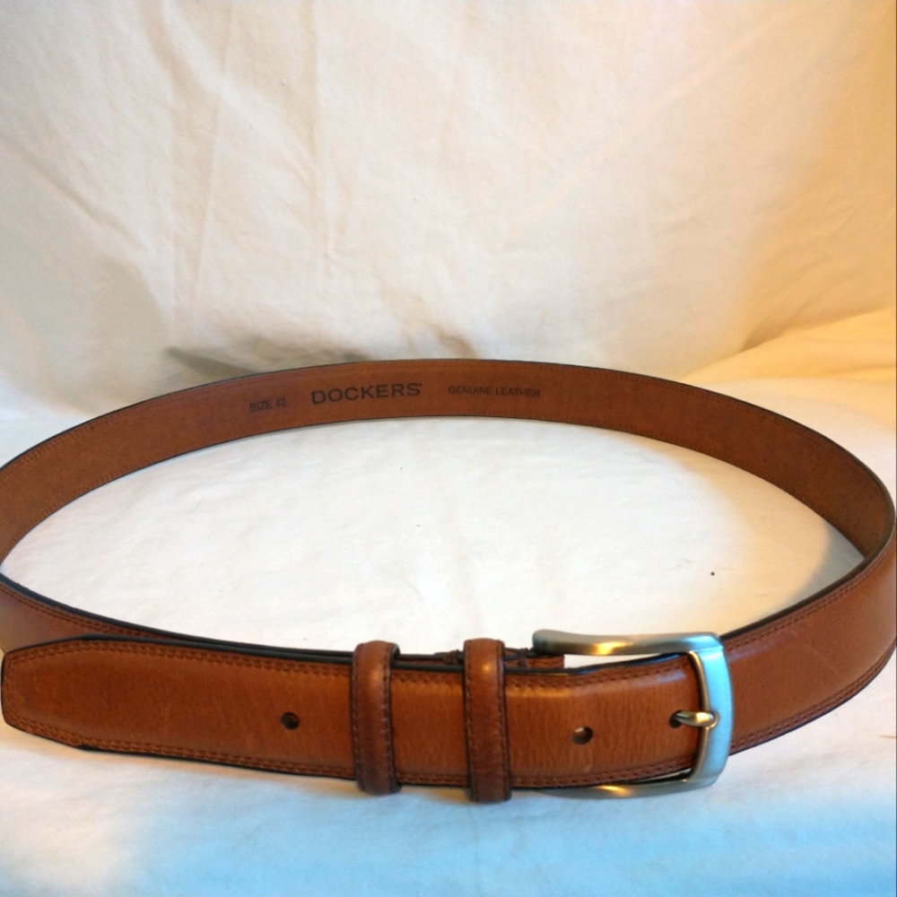 Dockers Brown 42 inch Leather Belt